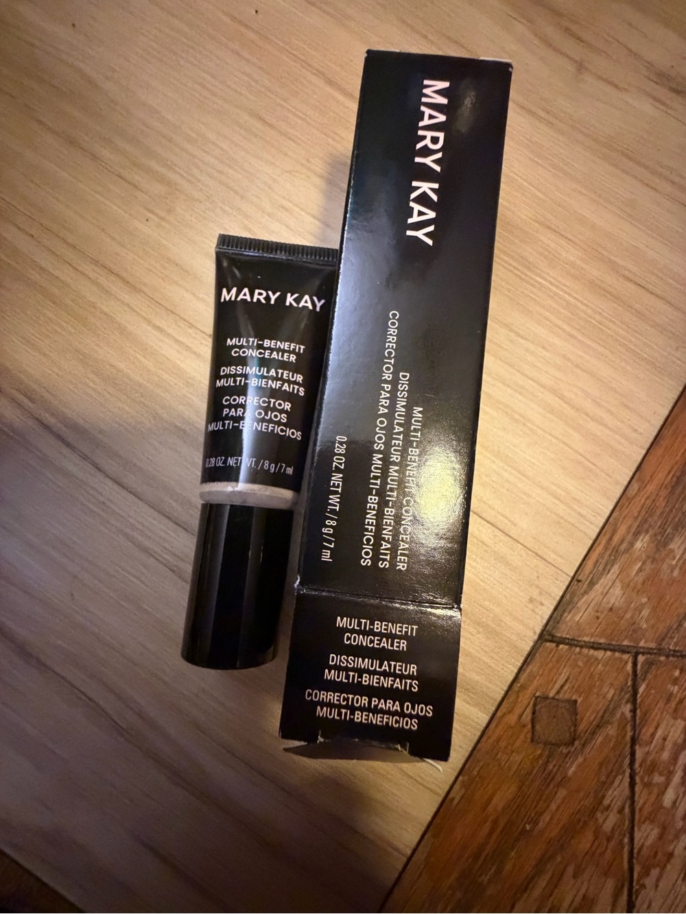 Mary Kay Multi-Benefit Concealer – Black and Neutral Beige tube